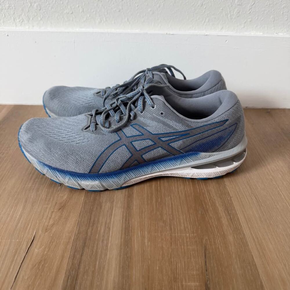 Men’s ASICS GT 2000 10 Sheetrock/Electric Blue Size 11 Wide - Picture 4 of 10